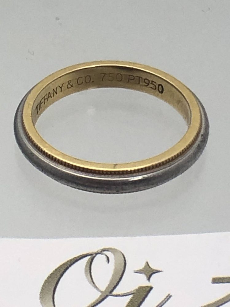 Tiffany リング　750（K18）　PT950 pt950/750 ティファニー結婚指輪買取、他 - 宝石貴金属専門店